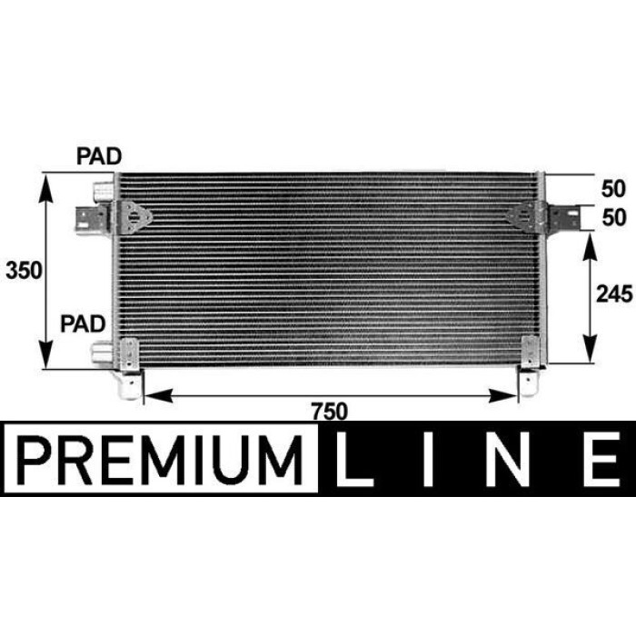 MAHLE Kondensator, Klimaanlage AC 282 000P MAHLE Kondensator, Klimaanlage AC 282 000P