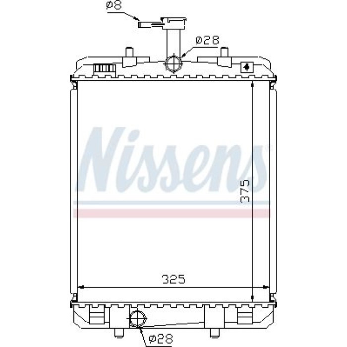 Nissens Wasserkühler PKW 64685 Nissens Wasserkühler PKW 64685
