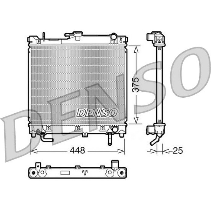 Denso Motorkühler DRM47003 Denso Motorkühler DRM47003