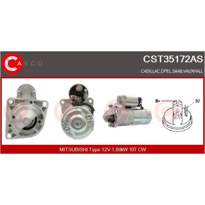 CASCO Anlasser CST35172AS CASCO Anlasser CST35172AS