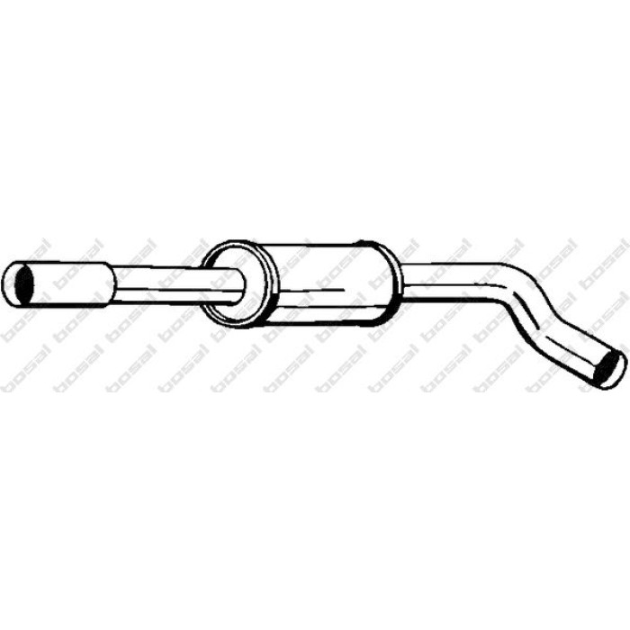 Bosal Schalldämpfer 220-663 Bosal Schalldämpfer 220-663