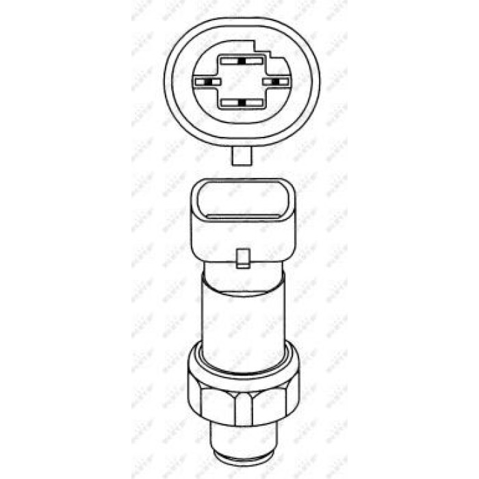 NRF Druckschalter Klimaanlage 38930 NRF Druckschalter Klimaanlage 38930