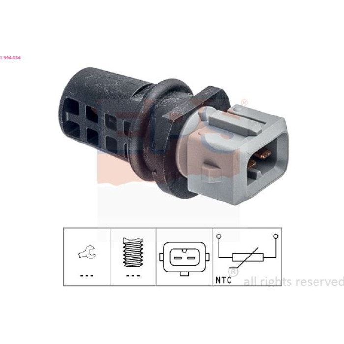 Sensor, Ansauglufttemperatur 1.994.034 Sensor, Ansauglufttemperatur 1.994.034