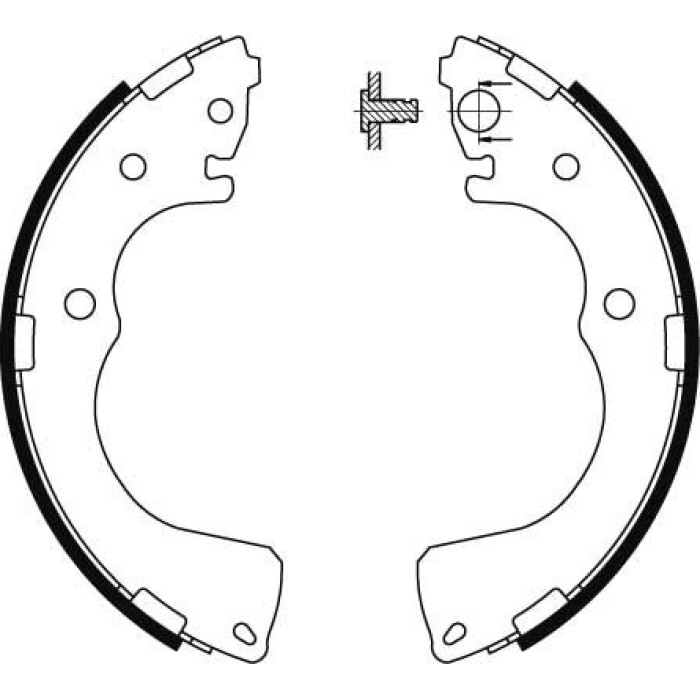 TRW Bremsbacken GS8435