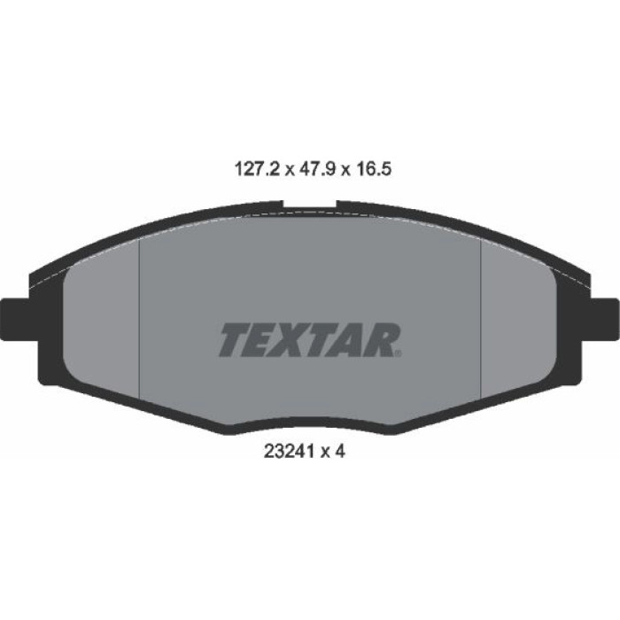 Textar Bremsbelagsatz 2324102 Textar Bremsbelagsatz 2324102