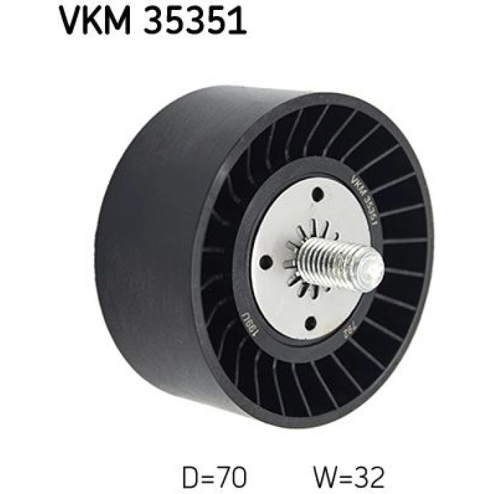 SKF Keilrippenriemen-Umlenkrolle VKM 35351 SKF Keilrippenriemen-Umlenkrolle VKM 35351