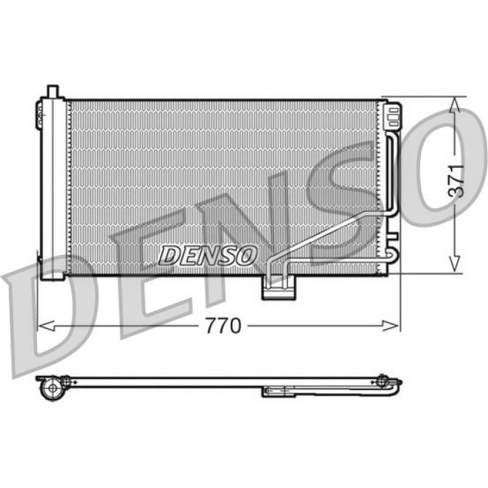 Denso Klimakondensator DCN17014 Denso Klimakondensator DCN17014