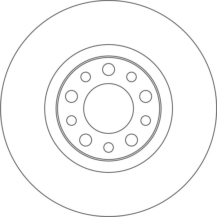 TRW Bremsscheibe Alfa S. 159 05- 1.9Jtd/Giulietta 10- 2.0Jtd DF4476