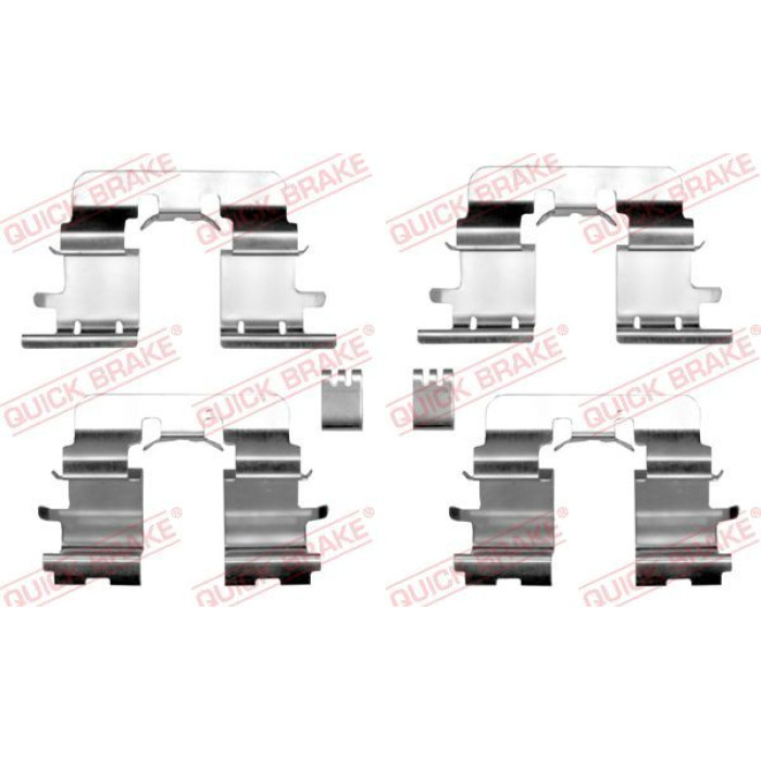Quick Brake Montagesatz für Bremsbeläge 109-1290 Quick Brake Montagesatz für Bremsbeläge 109-1290