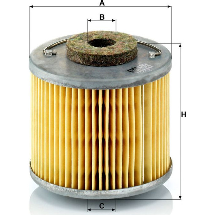 MANN-FILTER Kraftstofffilter LKW P 715 MANN-FILTER Kraftstofffilter LKW P 715