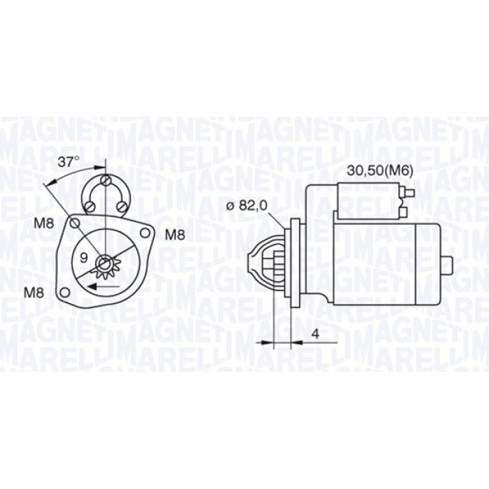 Magneti Marelli Anlasser 063521093000