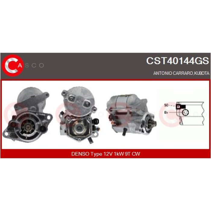 CASCO Anlasser CST40144GS CASCO Anlasser CST40144GS