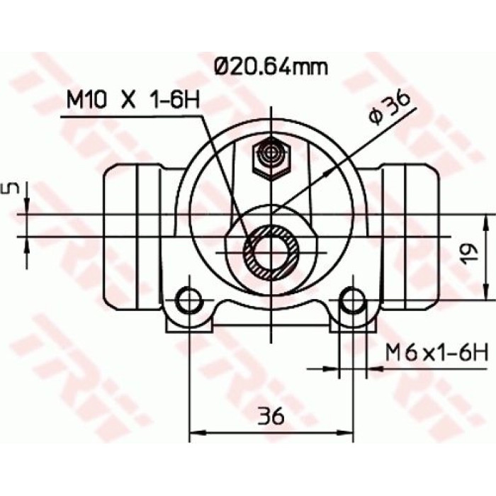 TRW Radbremszylinder BWF254 TRW Radbremszylinder BWF254