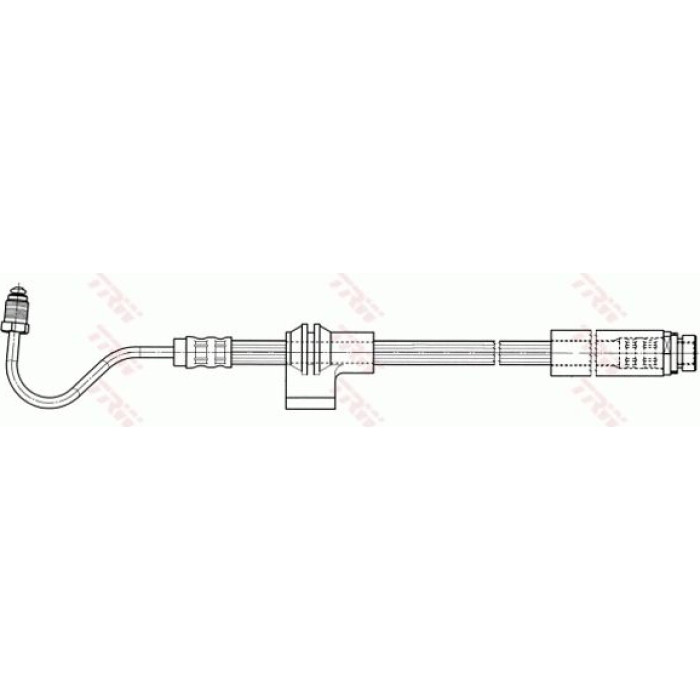 TRW Bremsschlauch Vorderachse rechts PHD562 TRW Bremsschlauch Vorderachse rechts PHD562