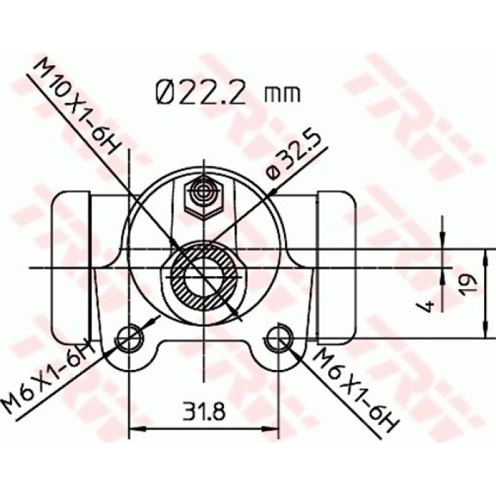 TRW Radbremszylinder BWH374 TRW Radbremszylinder BWH374