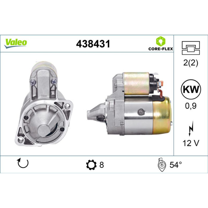 Valeo Anlasser 438431 Valeo Anlasser 438431