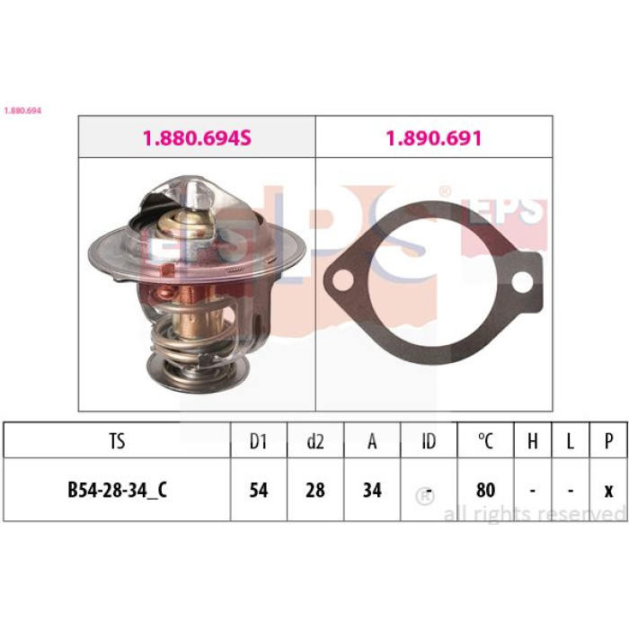 EPS Thermostat 1.880.694 EPS Thermostat 1.880.694