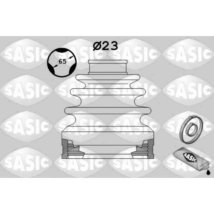 SASIC Faltenbalgsatz, Antriebswelle 1904037 SASIC Faltenbalgsatz, Antriebswelle 1904037