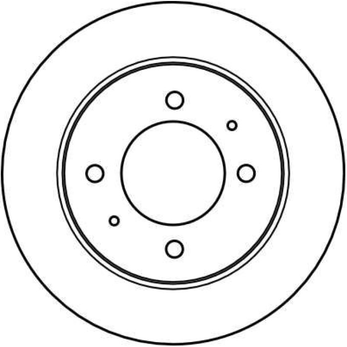 TRW Bremsscheibe Hyundai T. Lantra DF4122 TRW Bremsscheibe Hyundai T. Lantra DF4122
