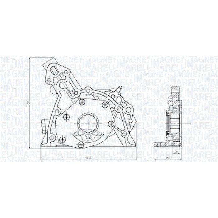 Magneti Marelli Ölpumpe 351516000143