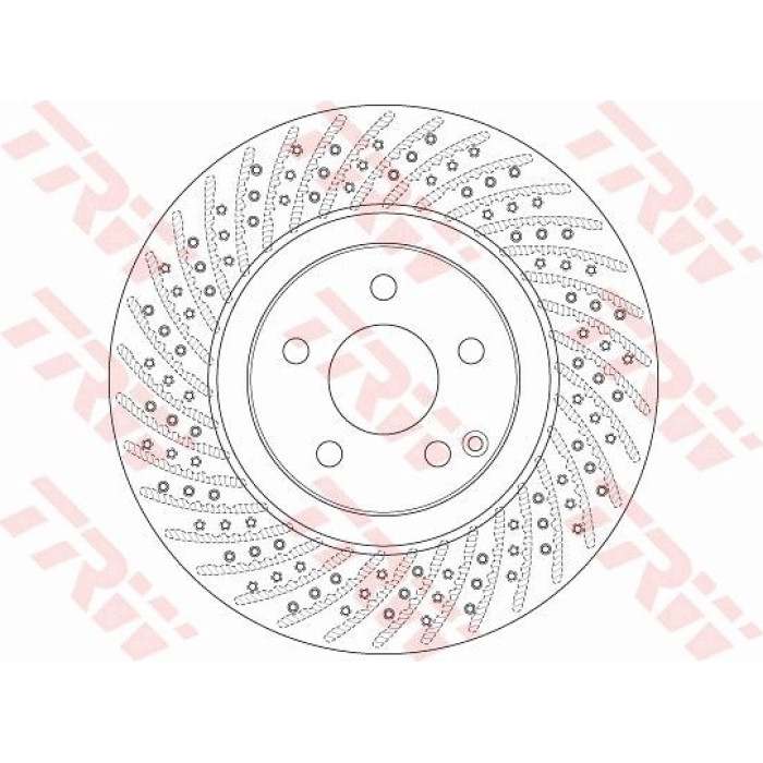 TRW Bremsscheibe Vorderachse DF6433S