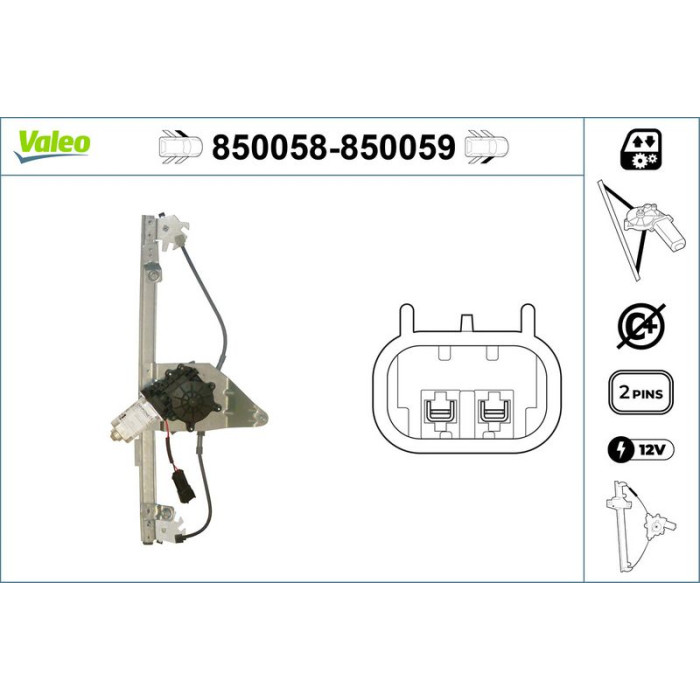 VALEO 850058 Fensterheber VALEO 850058 Fensterheber