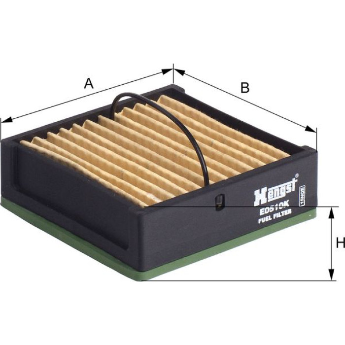 HENGST FILTER Kraftstofffilter E0510K HENGST FILTER Kraftstofffilter E0510K