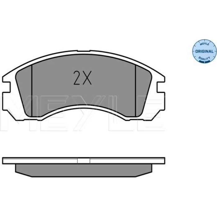 025 213 6315/W MEYLE Bremsbelagsatz Mitsubishi Galant 97-/Outlander 03-/Pajero 94- Mit Sensor 025 213 6315/W MEYLE Bremsbelagsatz Mitsubishi Galant 97-/Outlander 03-/Pajero 94- Mit Sensor
