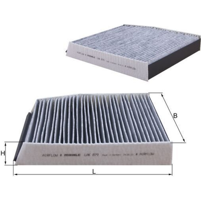 MAHLE Filter, Innenraumluft LAK 879 MAHLE Filter, Innenraumluft LAK 879