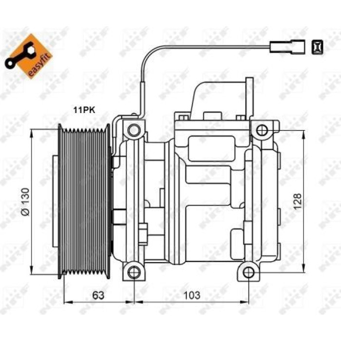 NRF Kompressor 32829 NRF Kompressor 32829