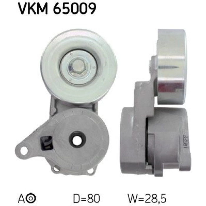 SKF Keilrippenriemen-Spannrolle VKM 65009 SKF Keilrippenriemen-Spannrolle VKM 65009