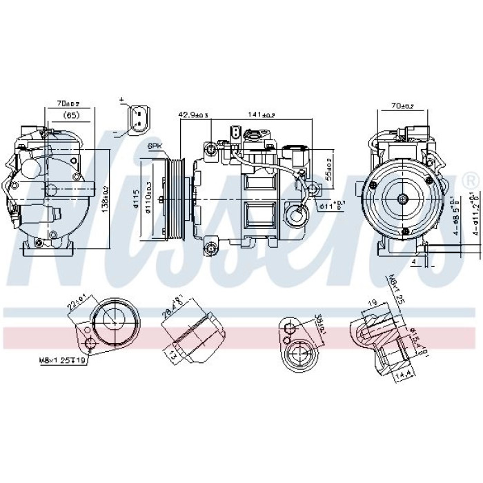 89513 Nissens Klimakompressor PKW 89513 89513 Nissens Klimakompressor PKW 89513