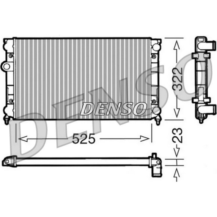 Denso Motorkühler DRM32006 Denso Motorkühler DRM32006