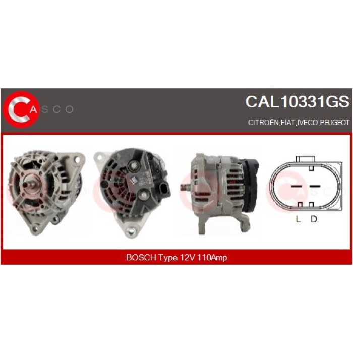 CASCO Generator CAL10331GS CASCO Generator CAL10331GS