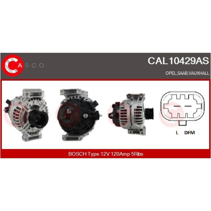 CASCO Generator CAL10429AS CASCO Generator CAL10429AS