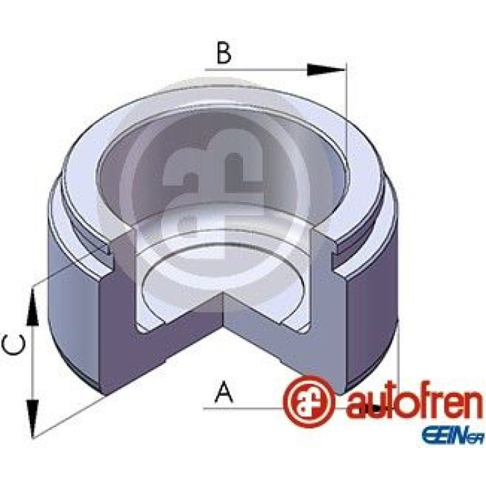 Kolben, Bremssattel D025489