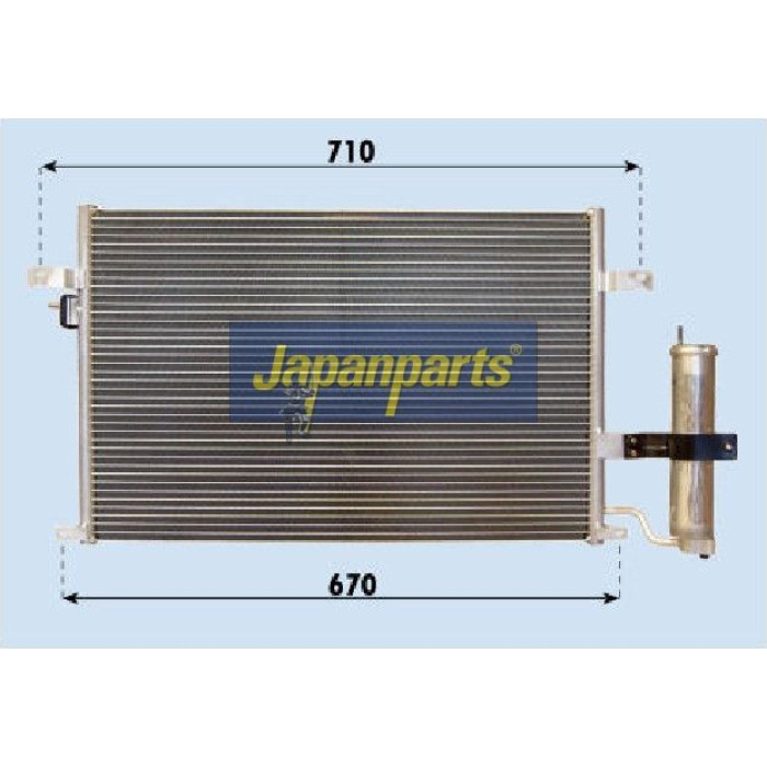 Japanparts Klimaanlagenkühler CND313014
