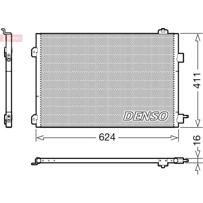 Denso Klimakondensator DCN23027 Denso Klimakondensator DCN23027