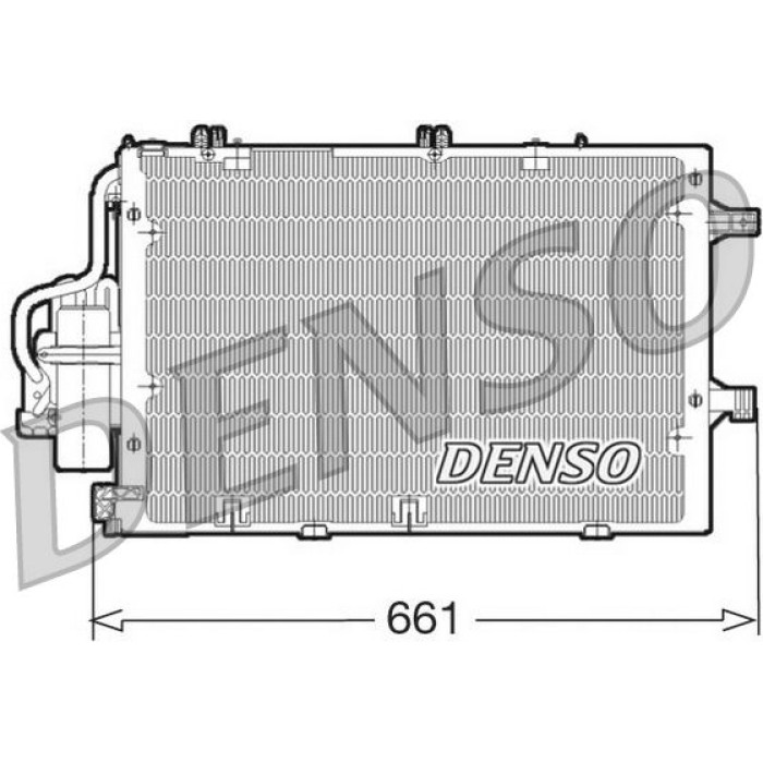 Denso Klimakondensator DCN20015 Denso Klimakondensator DCN20015