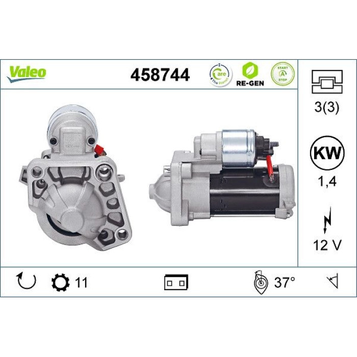 Valeo Anlasser 458744