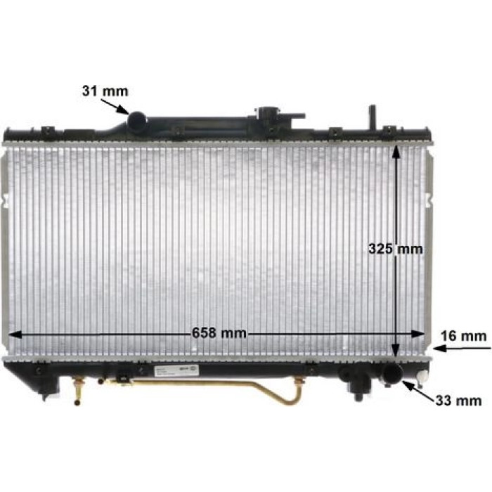 MAHLE Kühler, Motorkühlung CR 746 000S MAHLE Kühler, Motorkühlung CR 746 000S