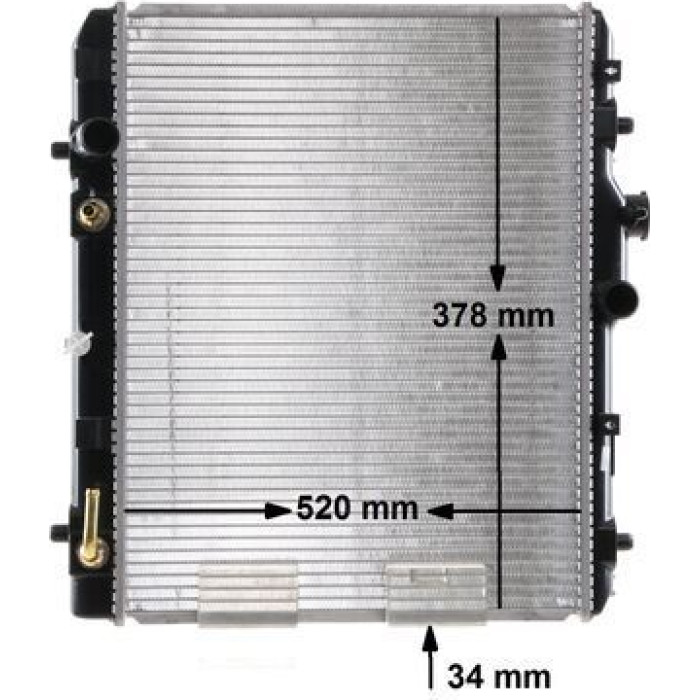 MAHLE Kühler, Motorkühlung CR 2236 000S MAHLE Kühler, Motorkühlung CR 2236 000S