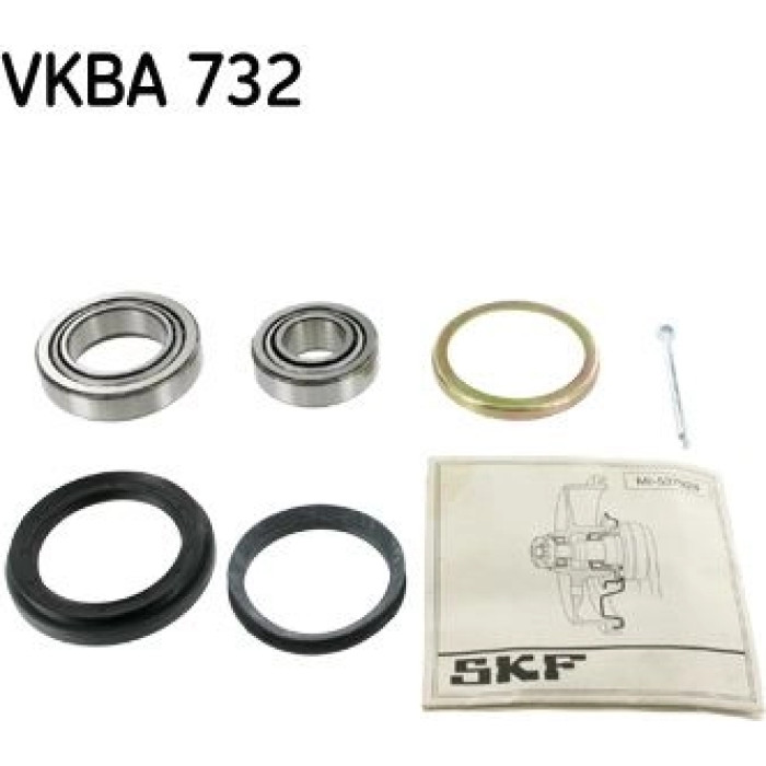 VKBA 732 SKF Radlagersatz 732 - Vorderachse VKBA 732 SKF Radlagersatz 732 - Vorderachse