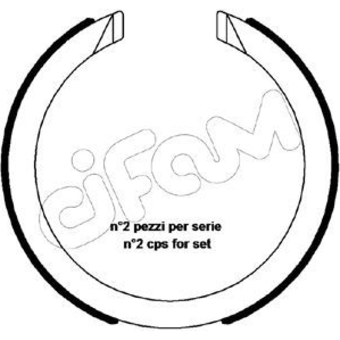 CIFAM Bremsbackensatz 153-483 CIFAM Bremsbackensatz 153-483