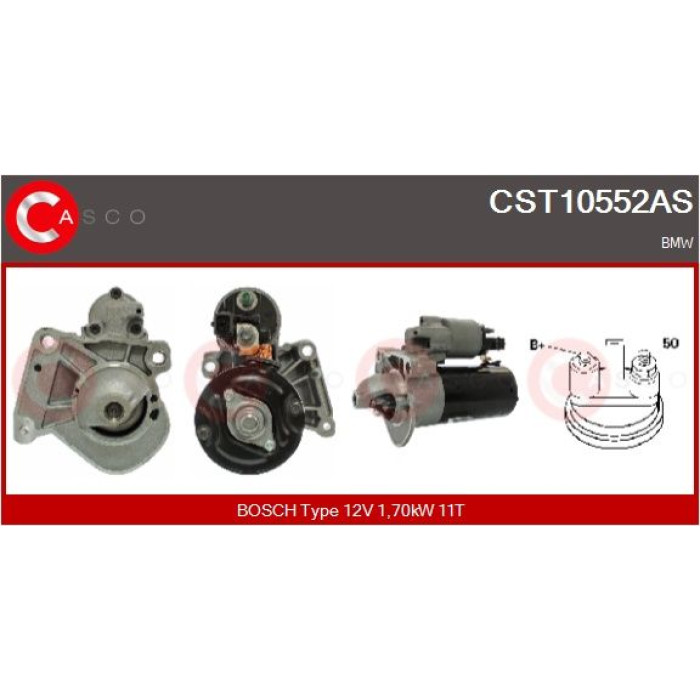 CASCO Anlasser CST10552AS CASCO Anlasser CST10552AS