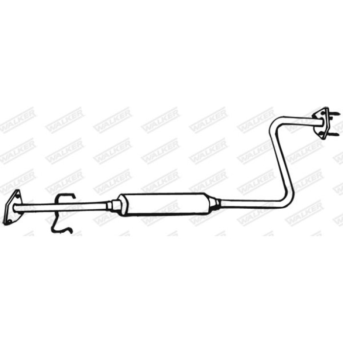 18134 Walker Mittelschalldämpfer 18134 18134 Walker Mittelschalldämpfer 18134