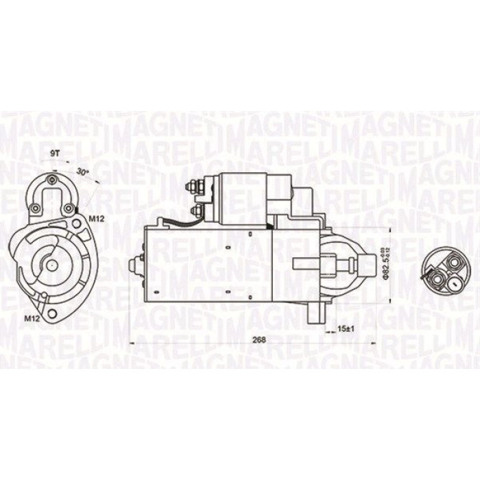 Magneti Marelli Anlasser 063721423010 Magneti Marelli Anlasser 063721423010