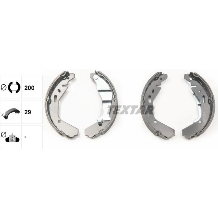 Textar Bremsbackensatz 91065200