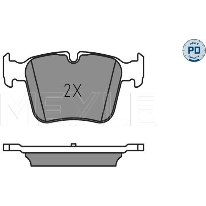 MEYLE Bremsbelagsatz Mercedes-Benz W205 1.6-4.0 14 025 253 5416/PD MEYLE Bremsbelagsatz Mercedes-Benz W205 1.6-4.0 14 025 253 5416/PD