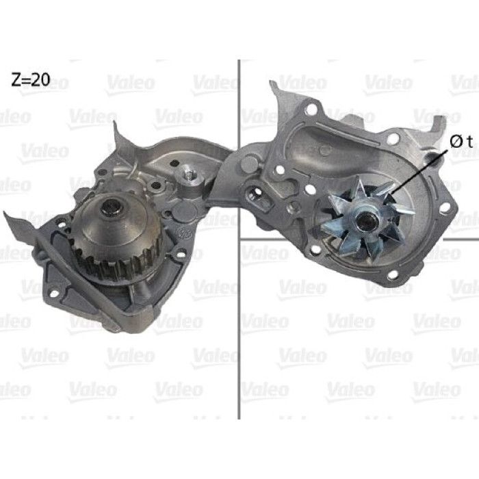 Valeo Wasserpumpe / Kühlmittelpumpe 506564 Valeo Wasserpumpe / Kühlmittelpumpe 506564